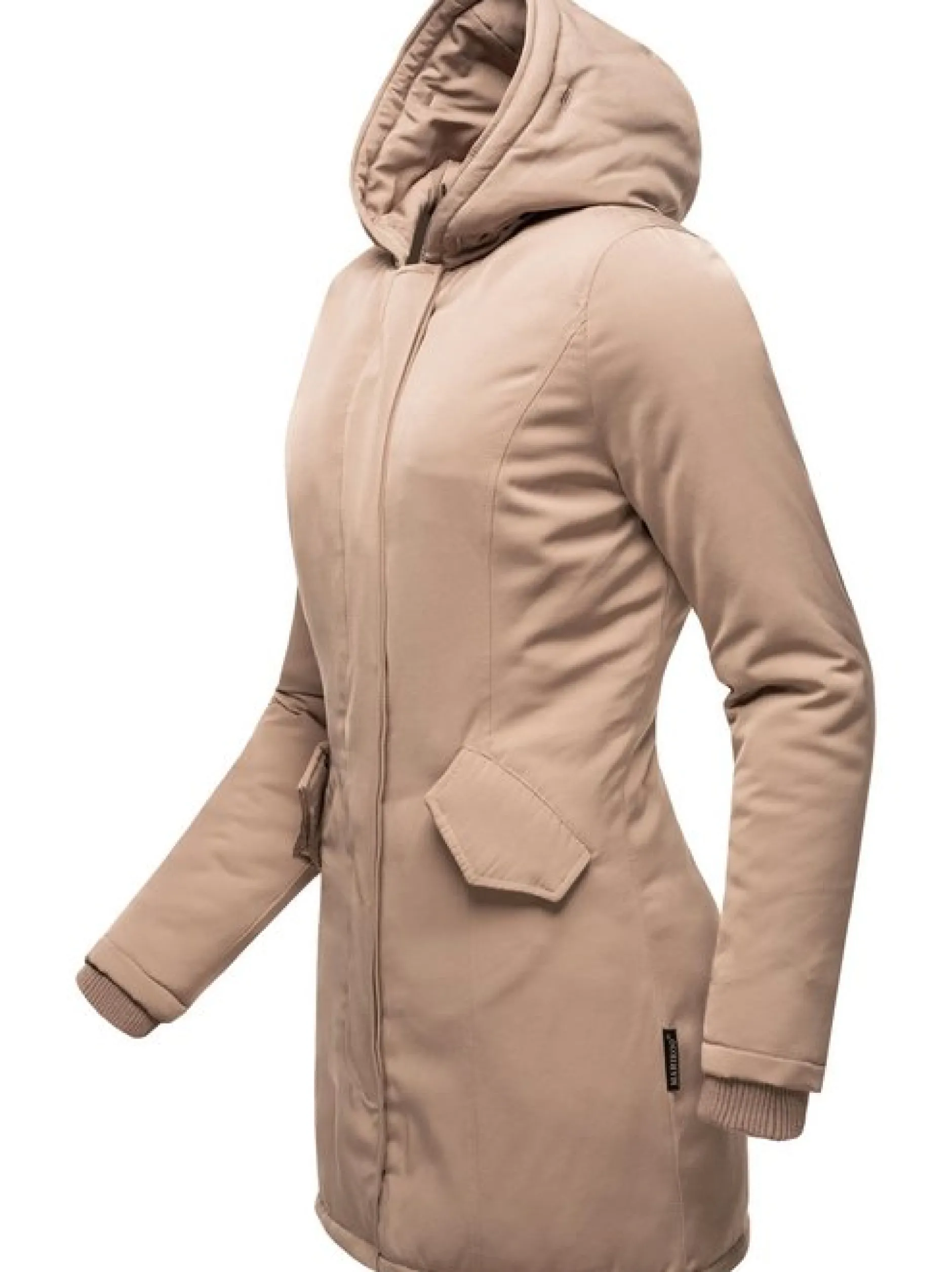 Marikoo Damen Wintermantel - Karmaa in taupe