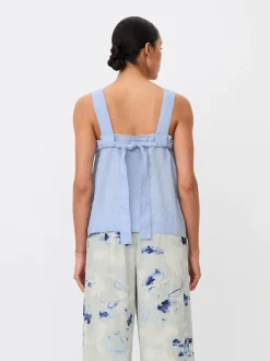 Masai Damen Blusentop in blau - Ausschnitt: Rundhals