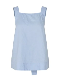 Masai Damen Blusentop in blau - Ausschnitt: Rundhals