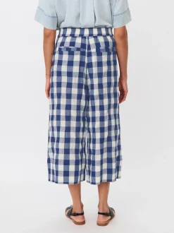 Masai Damen 3/4 Culotte in blau weiß