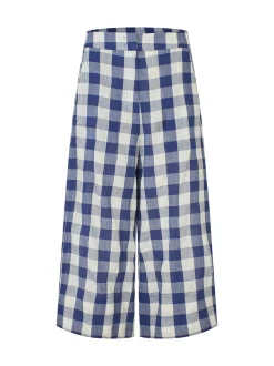 Masai Damen 3/4 Culotte in blau weiß