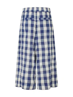 Masai Damen 3/4 Culotte in blau weiß
