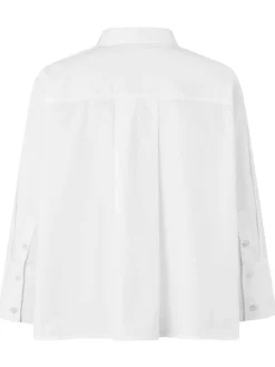 Masai Damen Hemdbluse in weiß - Ärmel: 3/4 Arm
