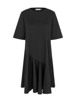 Masai Damen Jerseykleid in schwarz - Länge: midi
