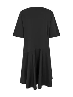 Masai Damen Jerseykleid in schwarz - Länge: midi
