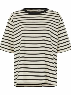 Masai Damen Kurzarm T-shirt in schwarz - Ärmel: Halbarm