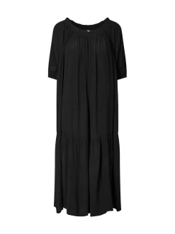 Masai Damen Sommerkleid in schwarz - Länge: lang