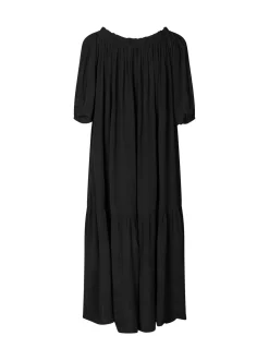 Masai Damen Sommerkleid in schwarz - Länge: lang