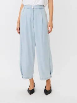 Masai Damen 7/8 Stoffhose in denim