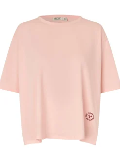 Masai Damen T-Shirt in rosa - Ausschnitt: Rundhals
