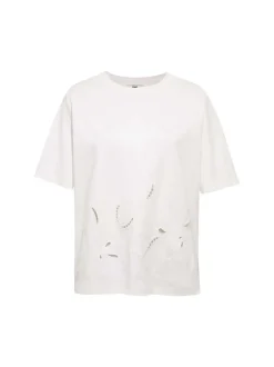Mavi Damen T-Shirt in weiß - Ausschnitt: Rundhals