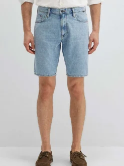 Mavi Herren Jeansshorts - Lucas in bleached