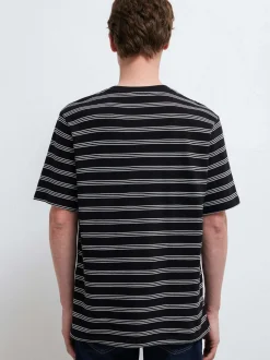 Mavi Herren T-Shirt in schwarz weiß - Ärmel: kurzarm