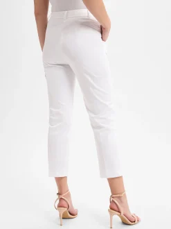 MAX&Co. Damen Röhrenhose - Heller in weiß