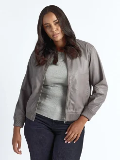 Maze Damen Lederblouson in braun