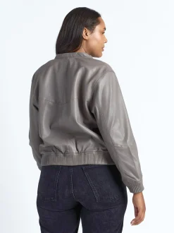 Maze Damen Lederblouson in braun