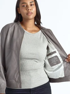 Maze Damen Lederblouson in braun