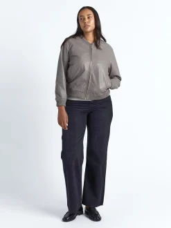 Maze Damen Lederblouson in braun