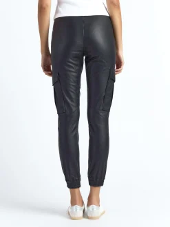 Maze Damen Lederhose in schwarz