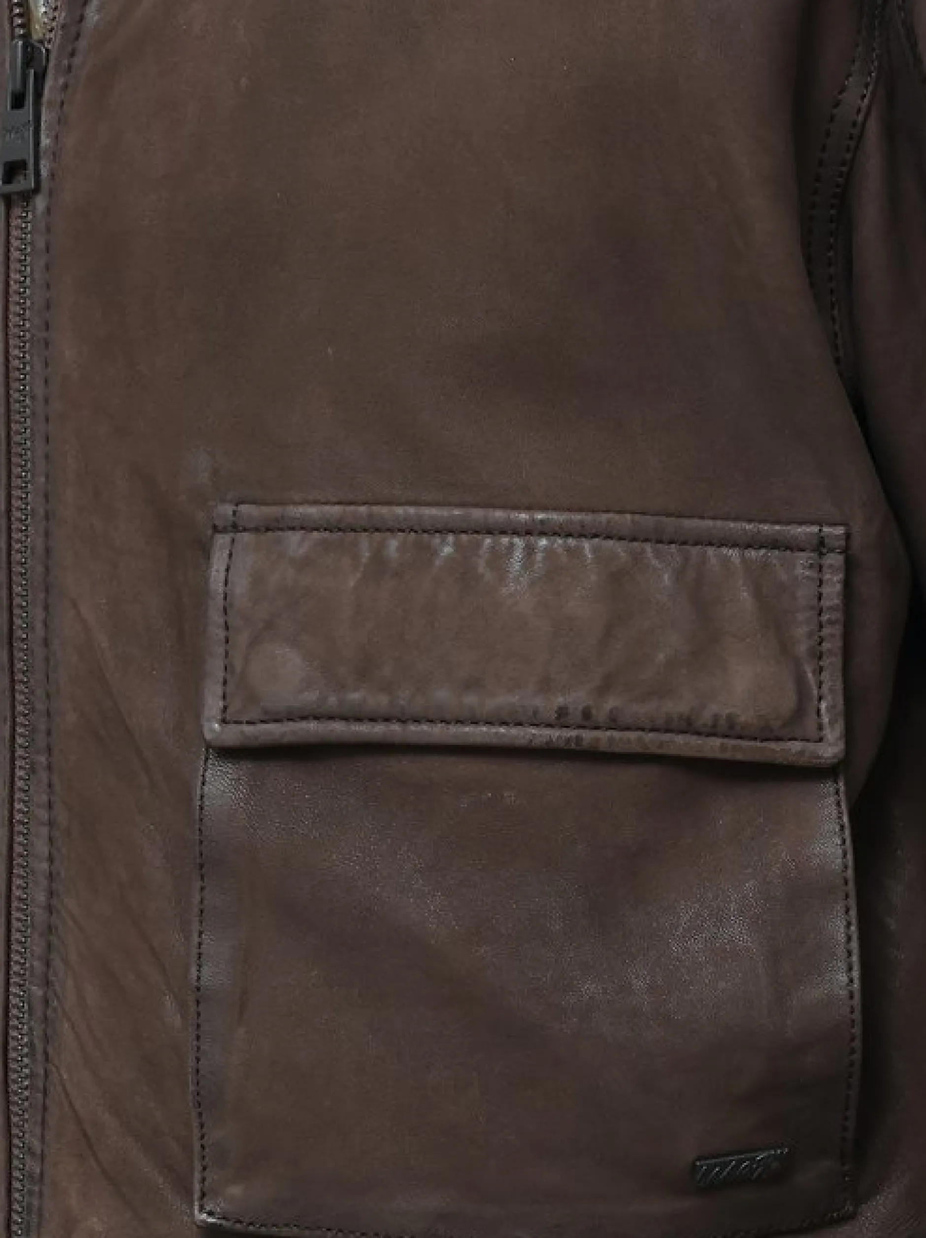 Maze Damen Lederjacke in braun