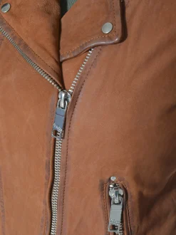 Maze Damen Lederjacke in cognac