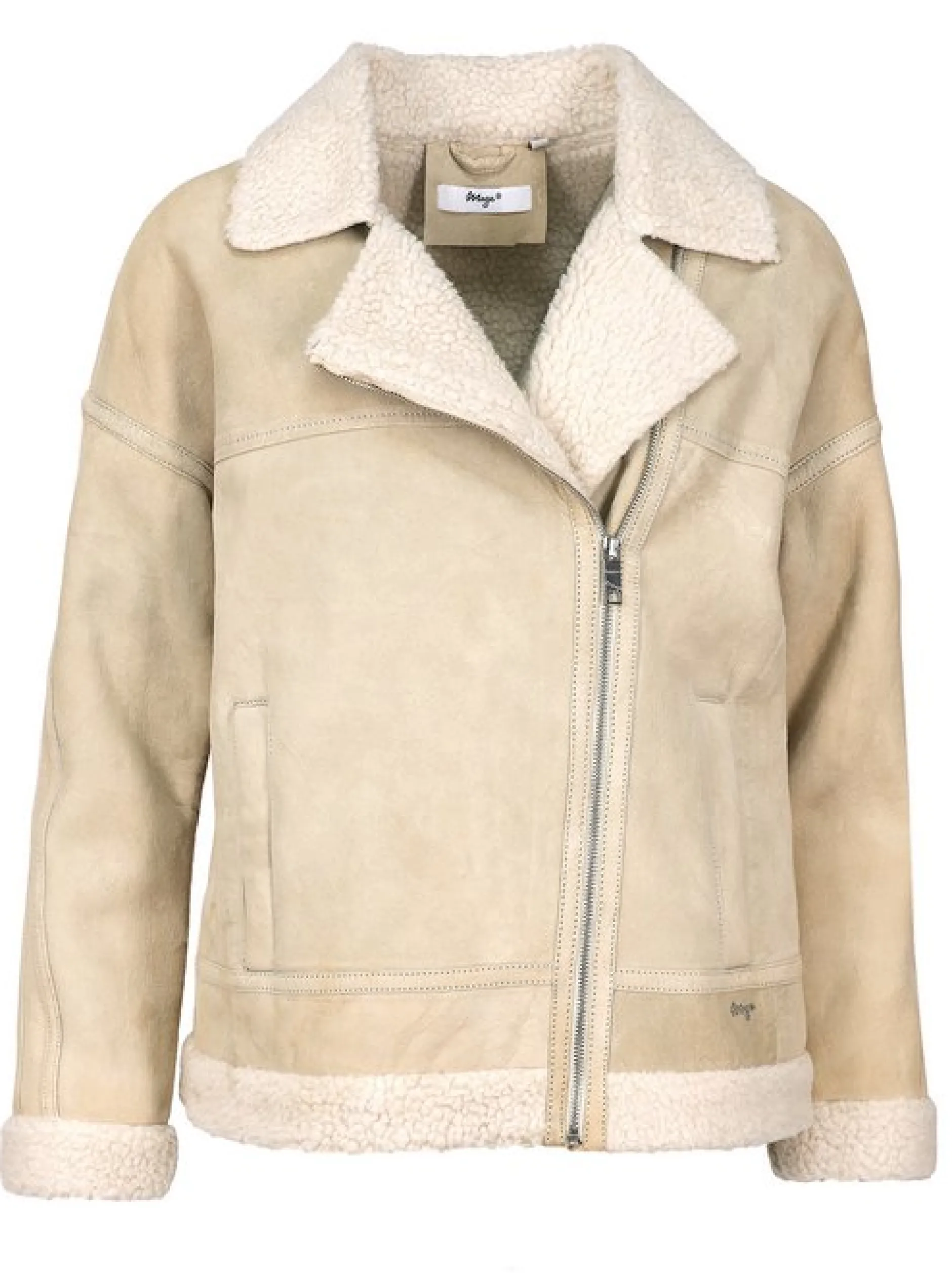 Maze Damen Lederjacke in mint