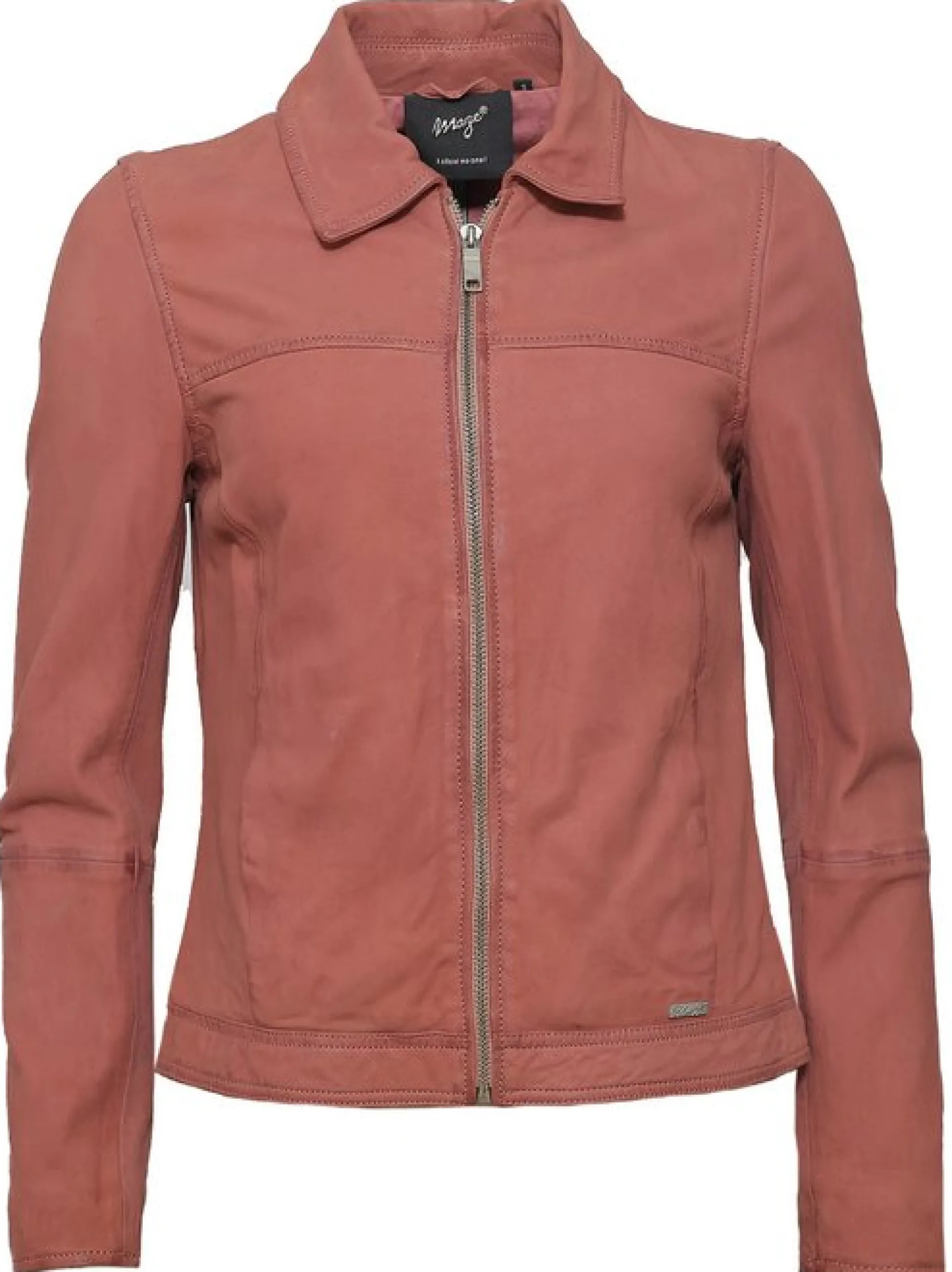 Maze Damen Lederjacke in rosa