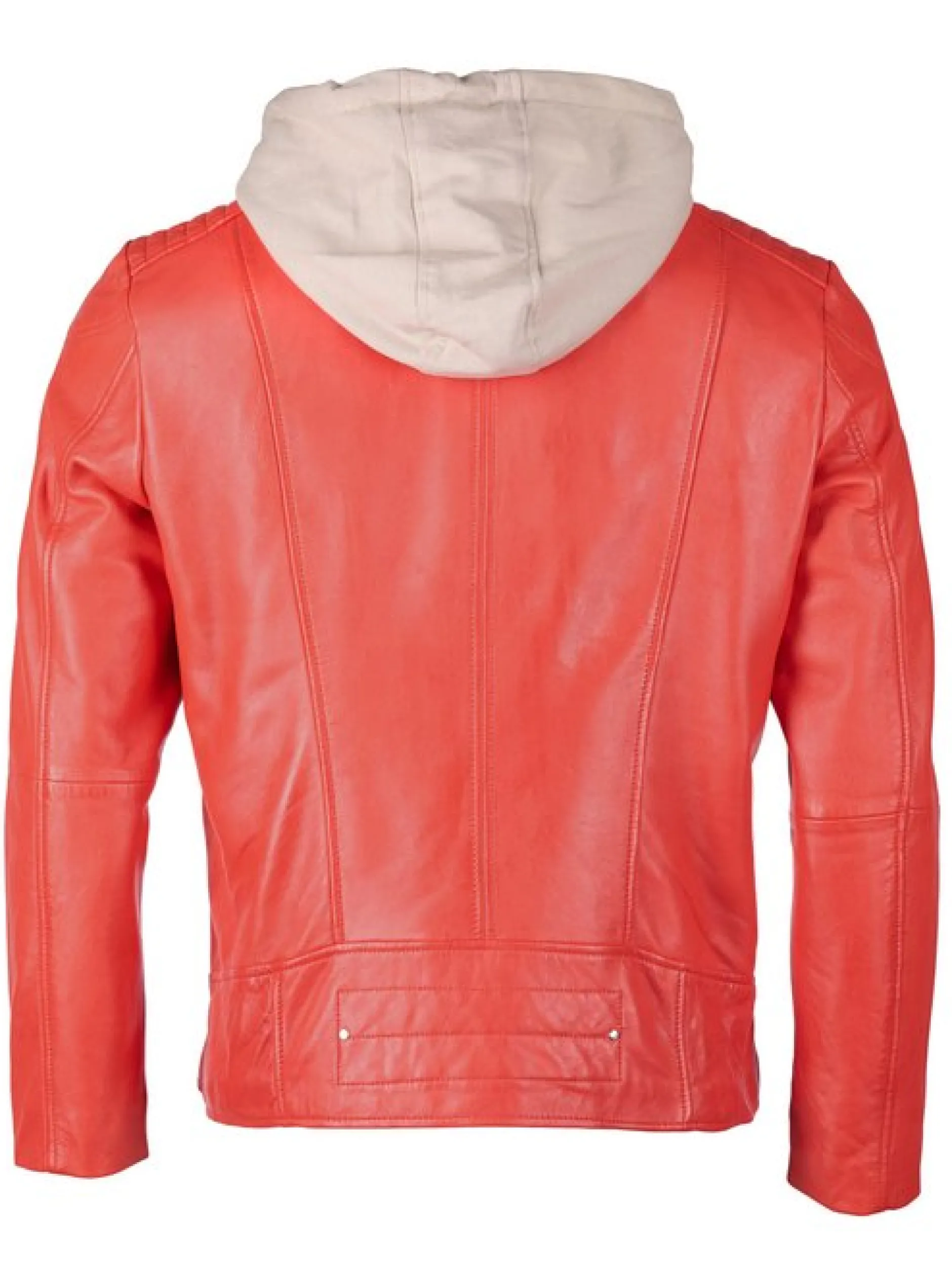 Maze Damen Lederjacke in rot