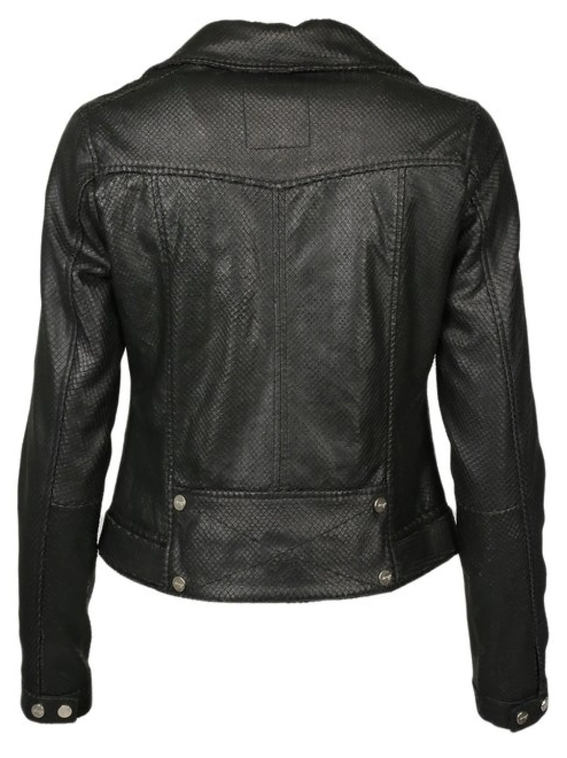 Maze Damen Lederjacke in schwarz