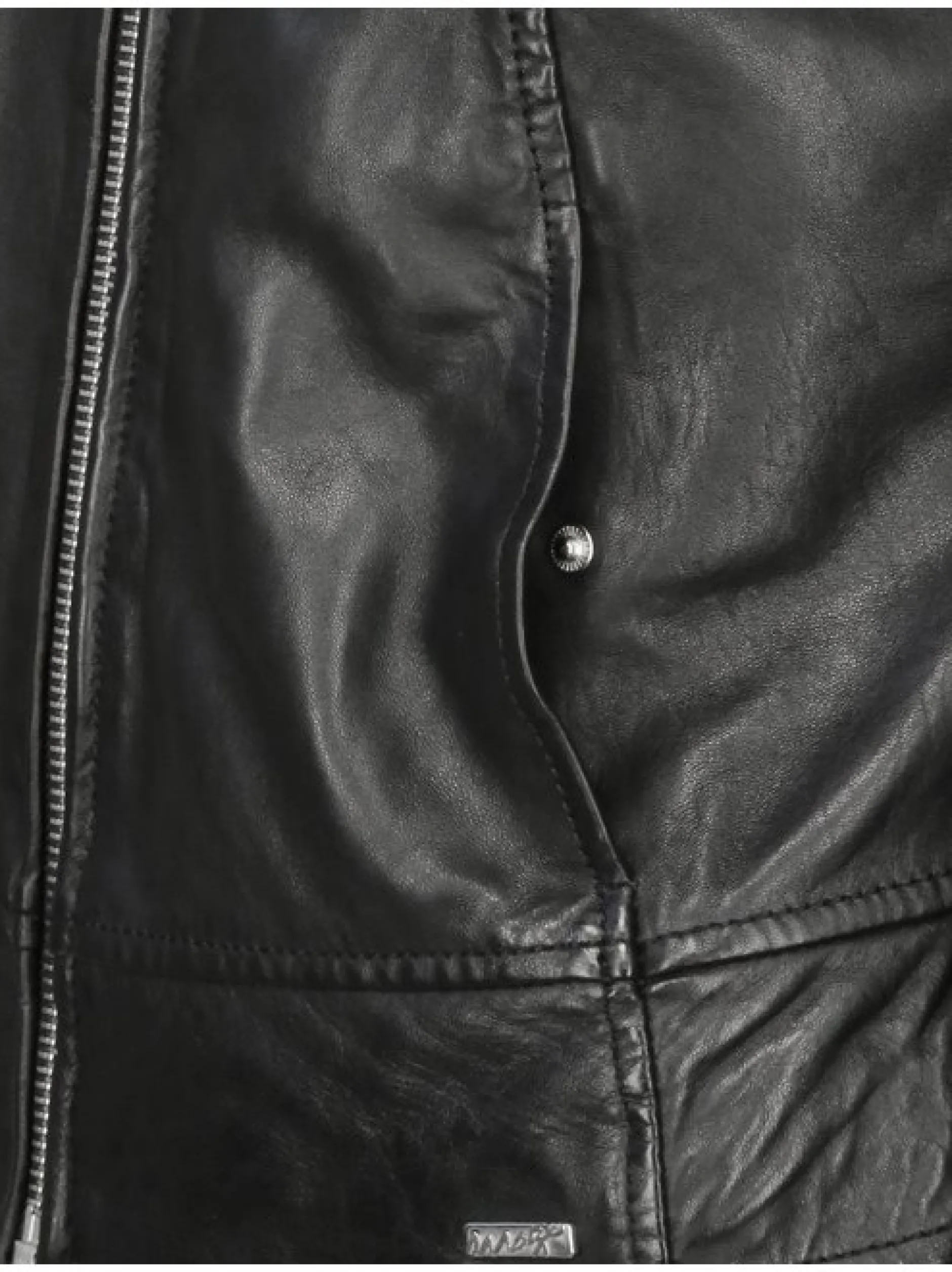 Maze Damen Lederjacke in schwarz