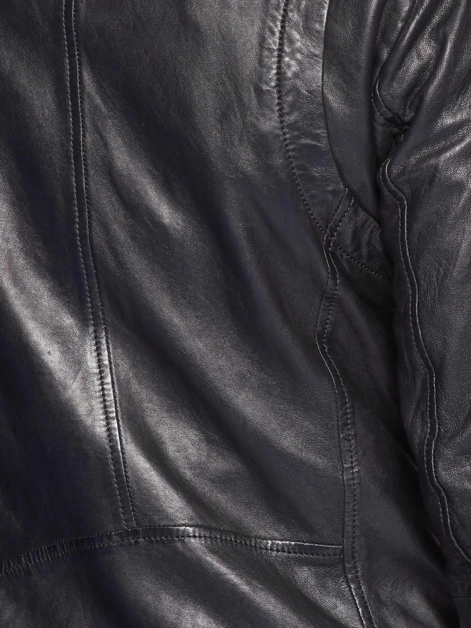 Maze Damen Lederjacke in schwarz