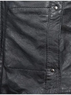 Maze Damen Lederjacke in schwarz