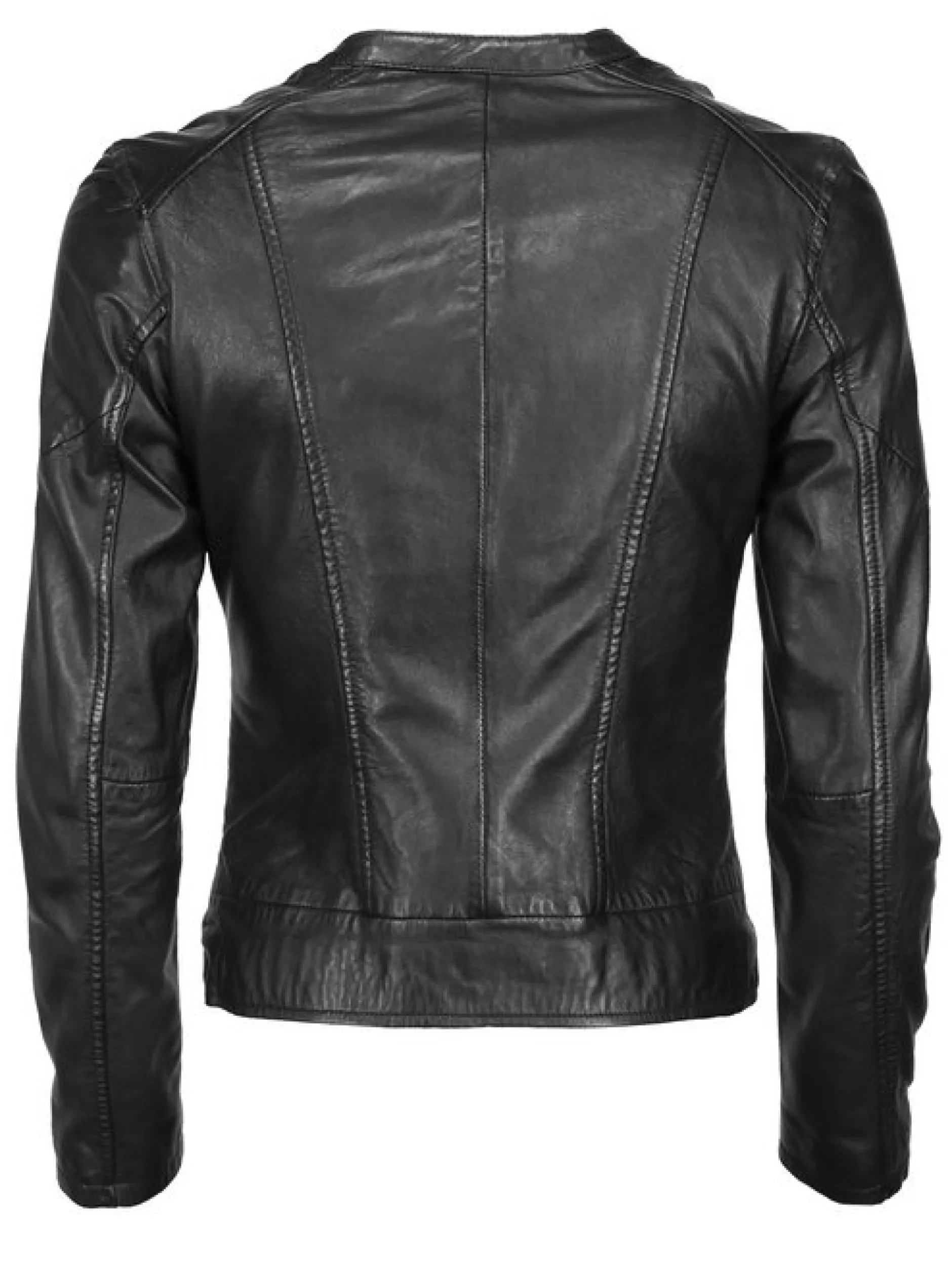 Maze Damen Lederjacke in schwarz
