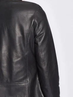 Maze Damen Lederjacke in schwarz