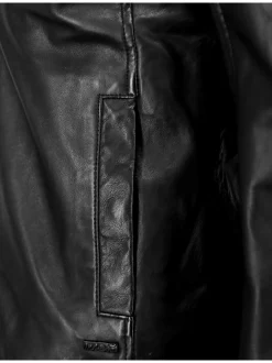 Maze Damen Lederjacke in schwarz