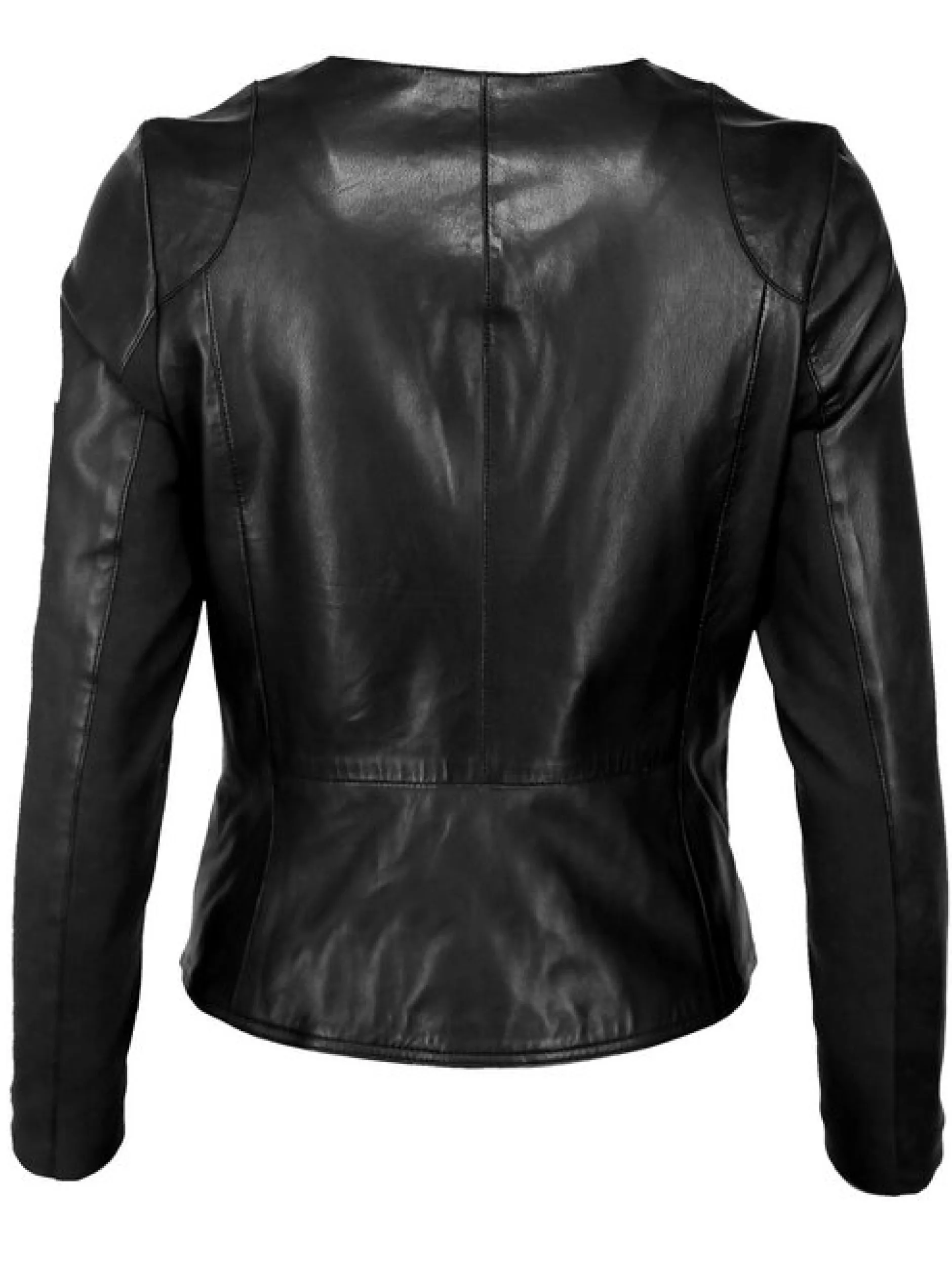 Maze Damen Lederjacke in schwarz