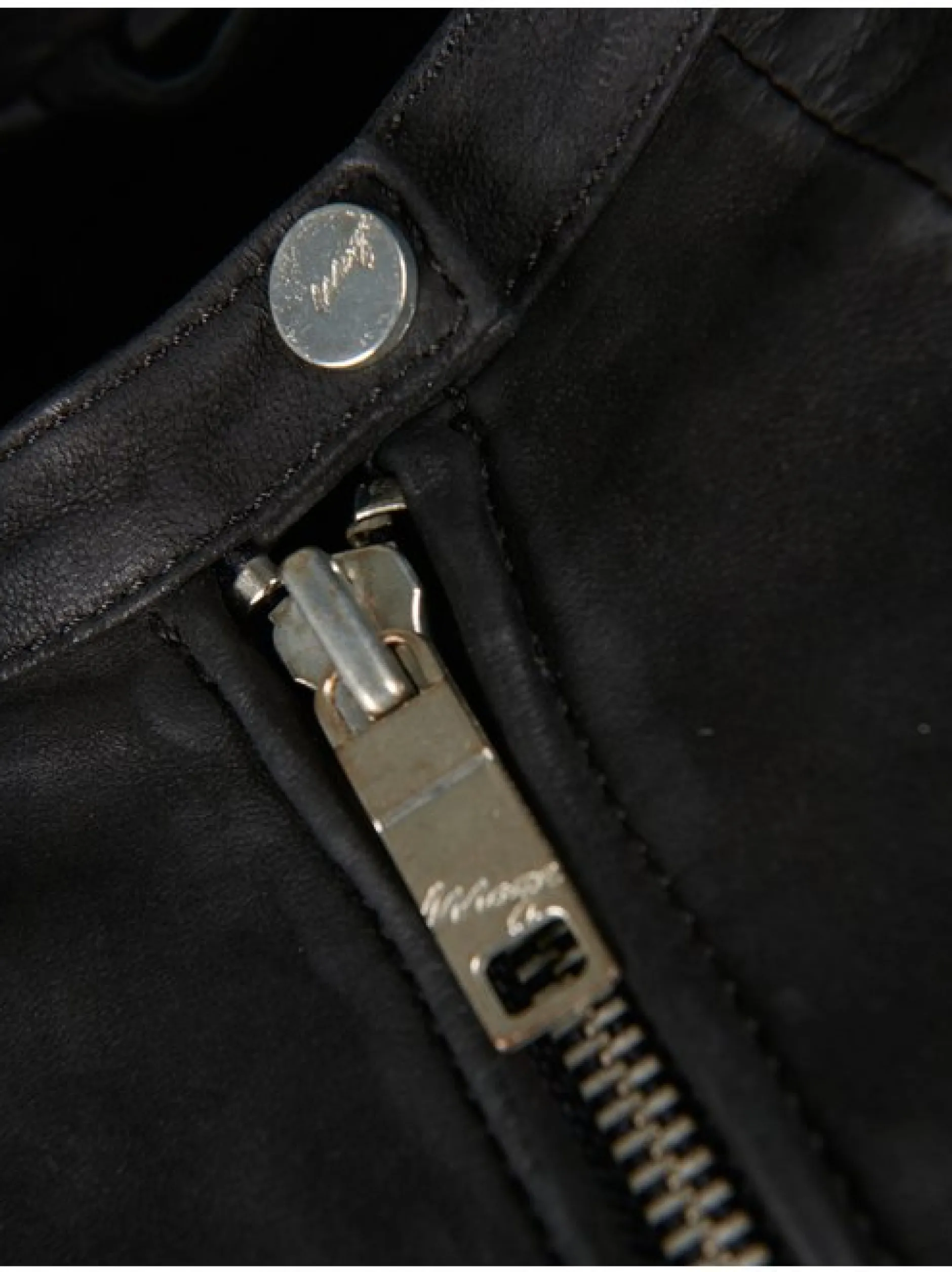 Maze Damen Lederjacke in schwarz