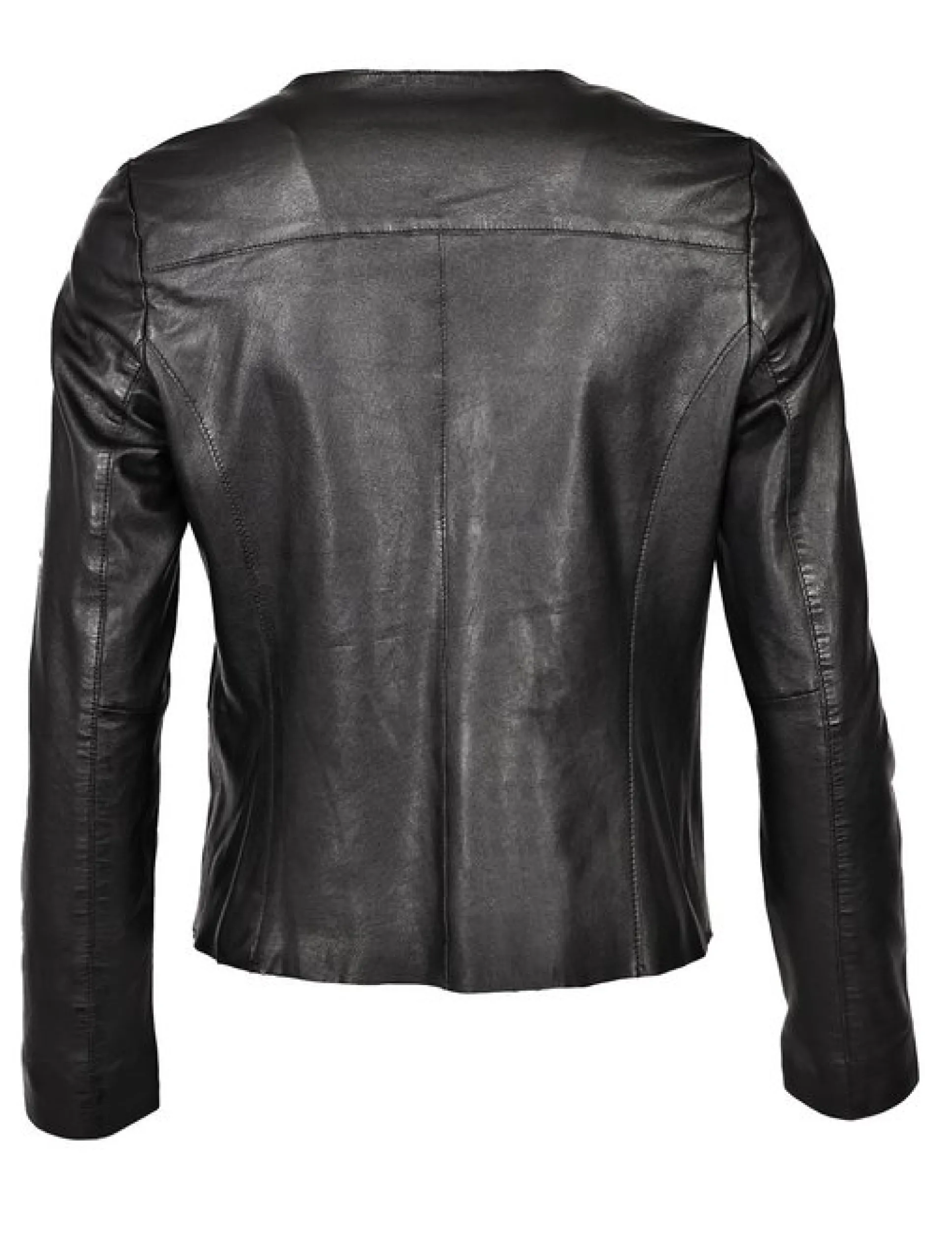 Maze Damen Lederjacke in schwarz