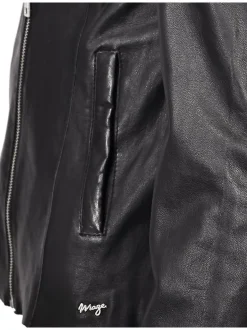 Maze Damen Lederjacke in schwarz
