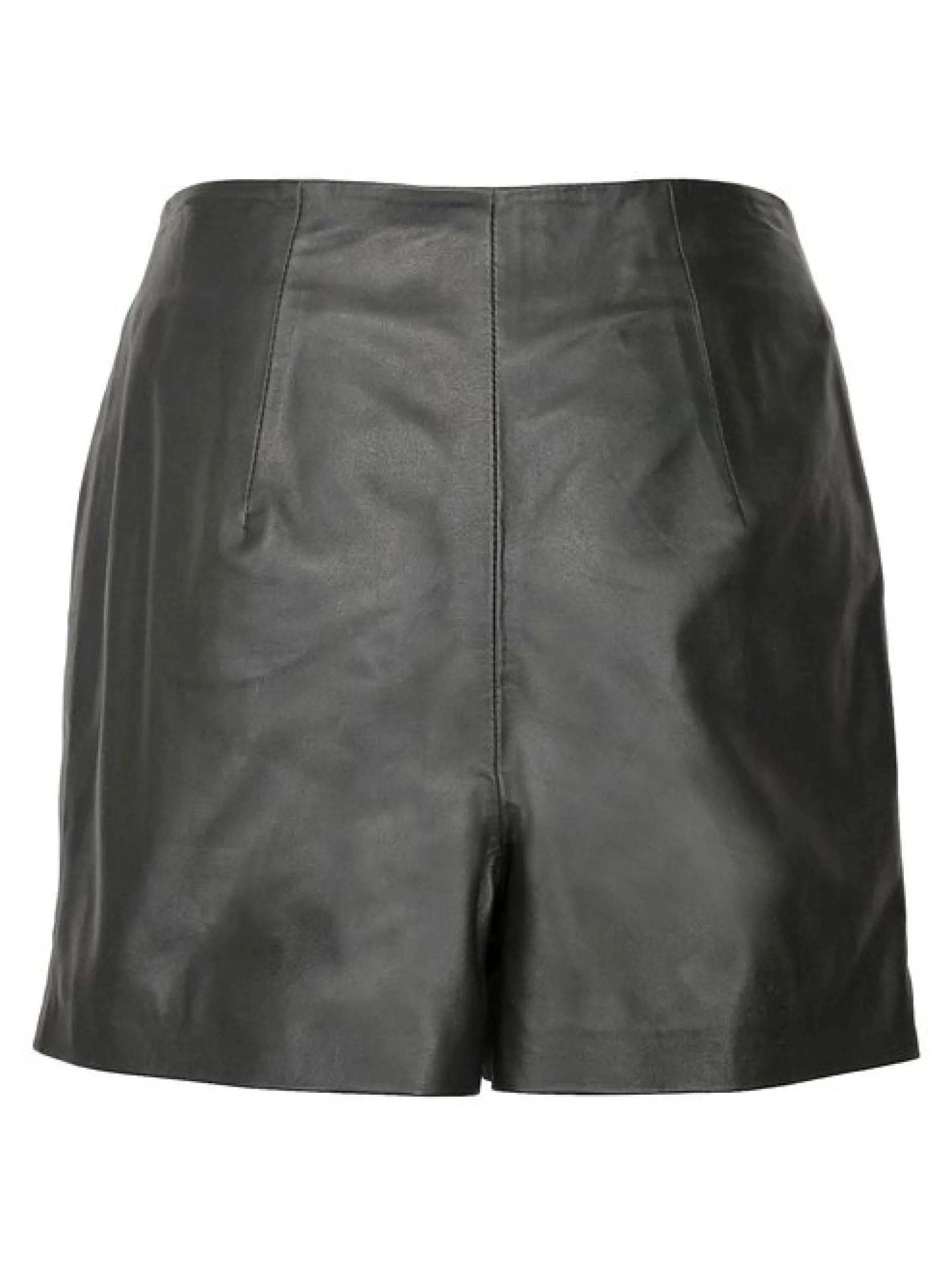 Maze Damen Lederskirt in schwarz
