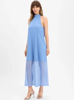 mbyM Damen Spitzenkleid - Zuzeelani-M in hellblau