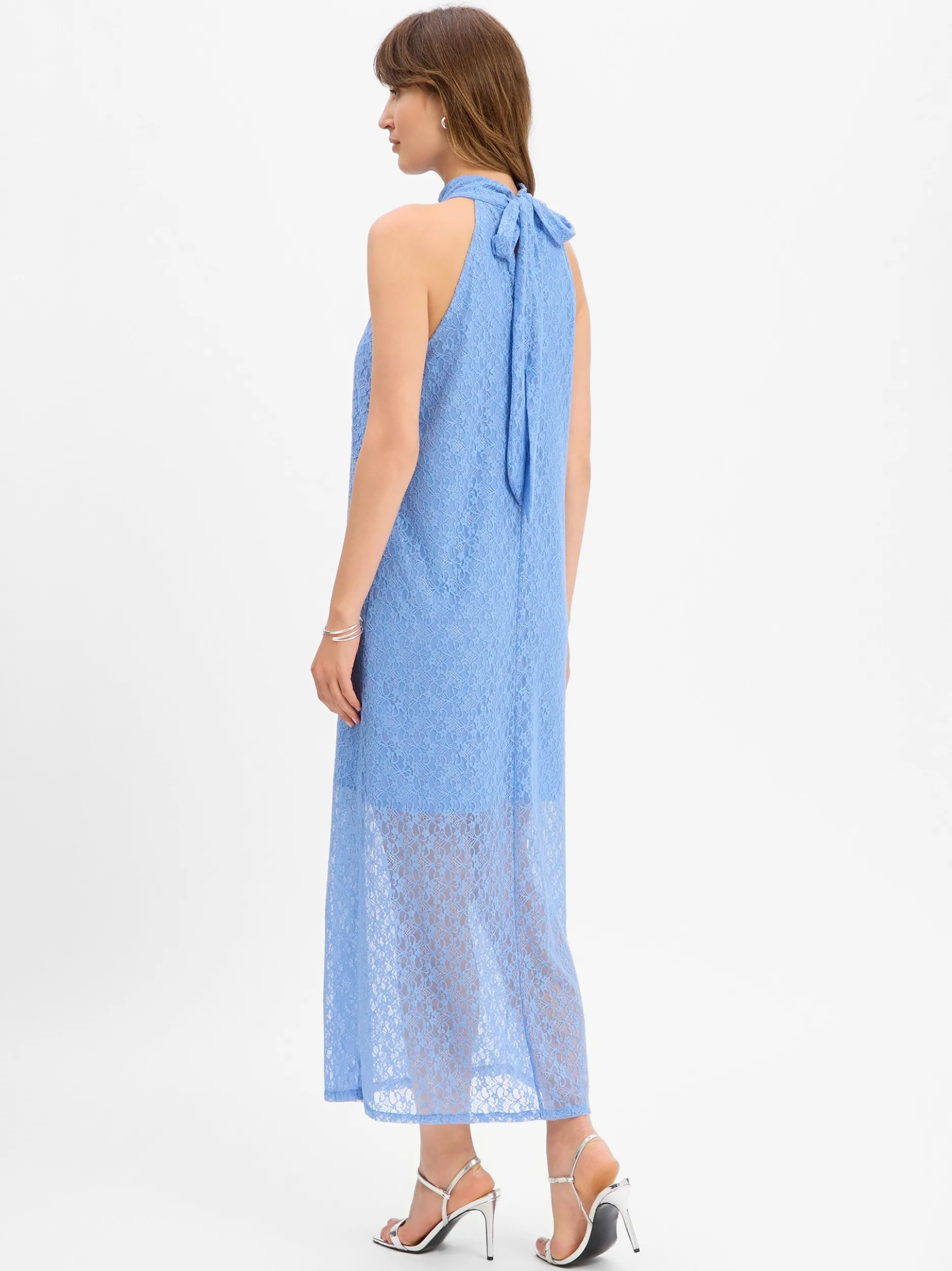 mbyM Damen Spitzenkleid - Zuzeelani-M in hellblau
