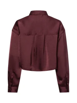 mbyM Damen Stretchbluse - Emele in bordeaux