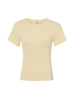 mbyM Damen T-Shirt - Otis-M in gelb - Ärmel: kurzarm