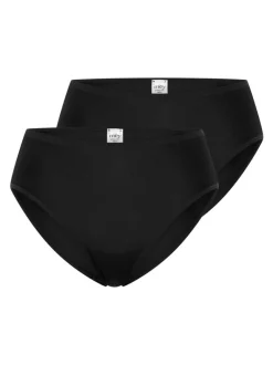 Mey Damen American-Pants - 2er Pack Pure Sense in schwarz