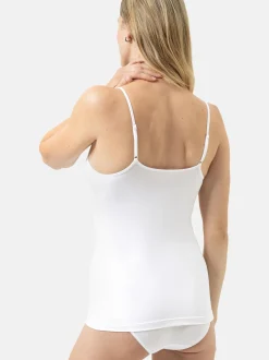 Mey Damen Spaghettitops im 3er-Pack in mehrfarbig