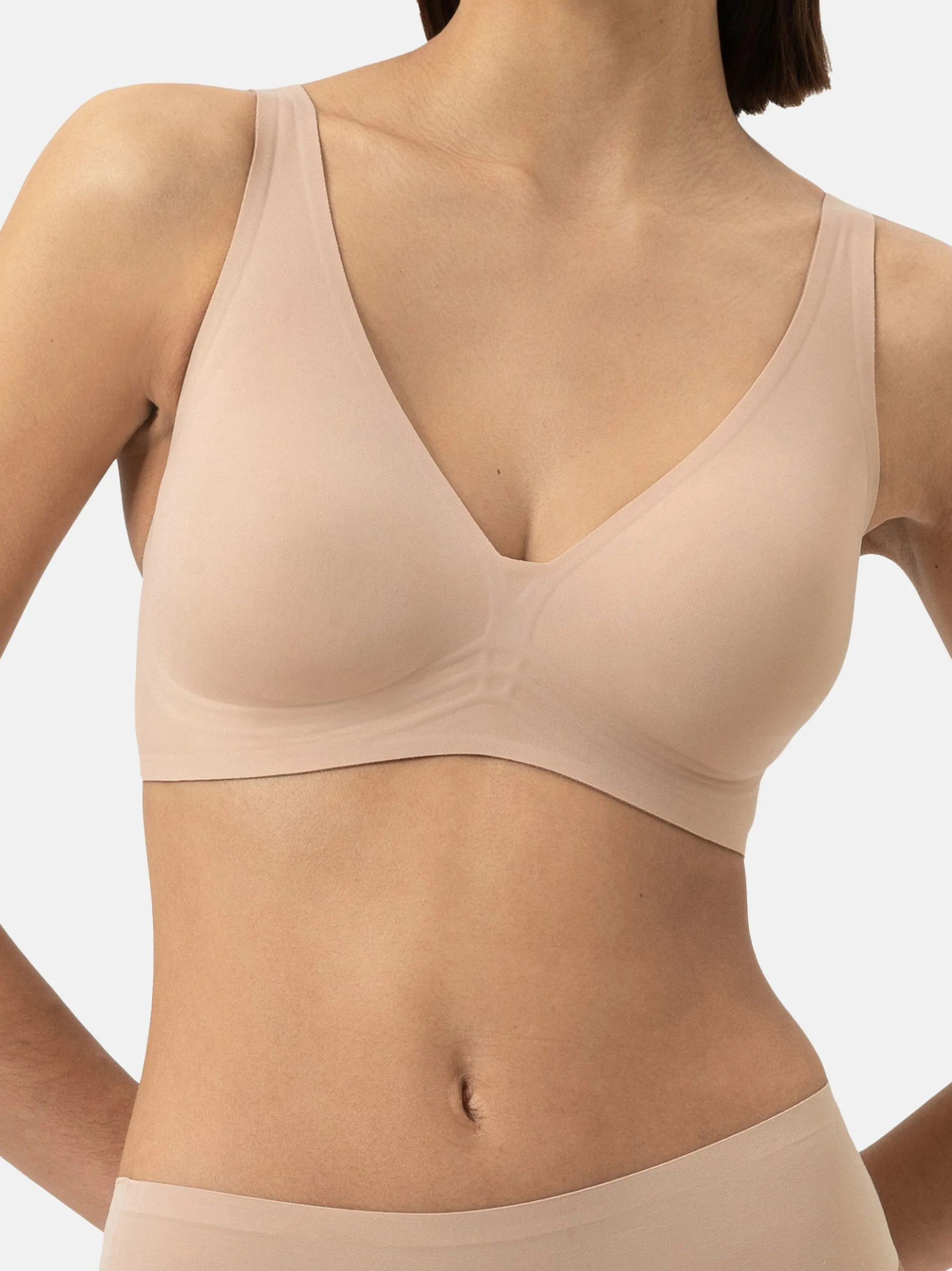Mey Damen Triangel BH - Simply Better Invisibles in braun
