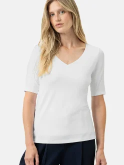 Mey Damen Unterhemd - Blazer in weiß
