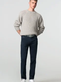 MEYER Herren Baumwollchino - Chicago in blau