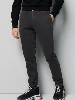 MEYER Herren Chino-Hose - M5 FIT in grau - Länge: lang